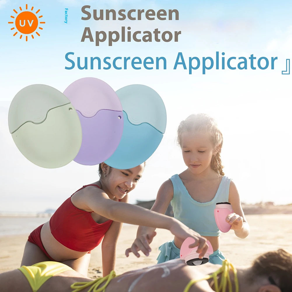 Refillable Silicone Sunscreen Roller Applicator